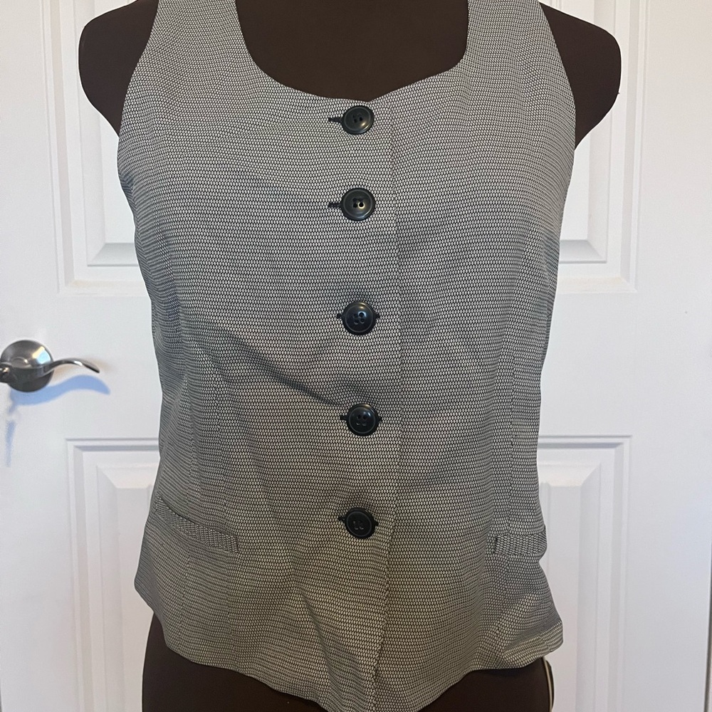 Vintage Ann Taylor Button-Up Vest